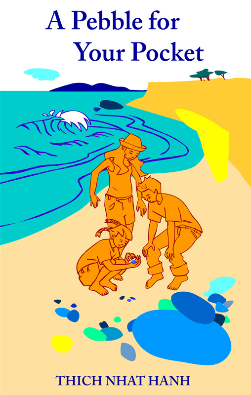 "A PEBBLE FOR YOUR POCKET" - book cover illustration
